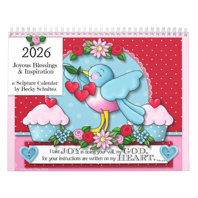 Calendrier 2026 "Bénédictions et Inspirations Joye (Protection)