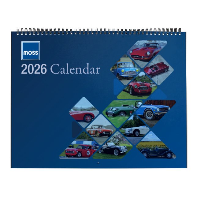 Calendrier 2026 British Classics Calendar (Protection)