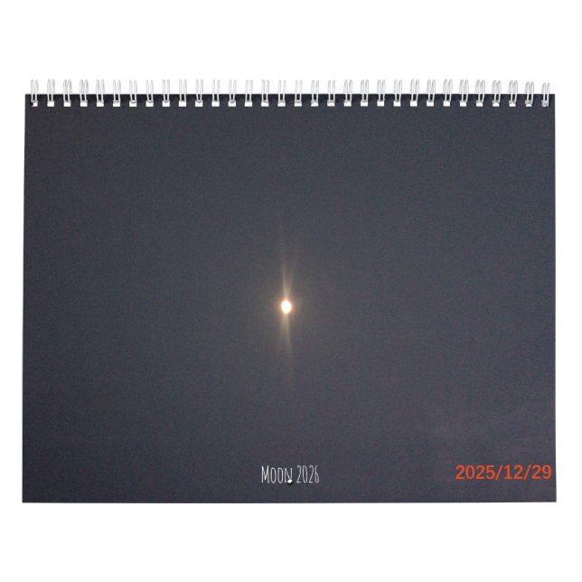 Calendrier 2026 Calendar moon 2026 (Protection)