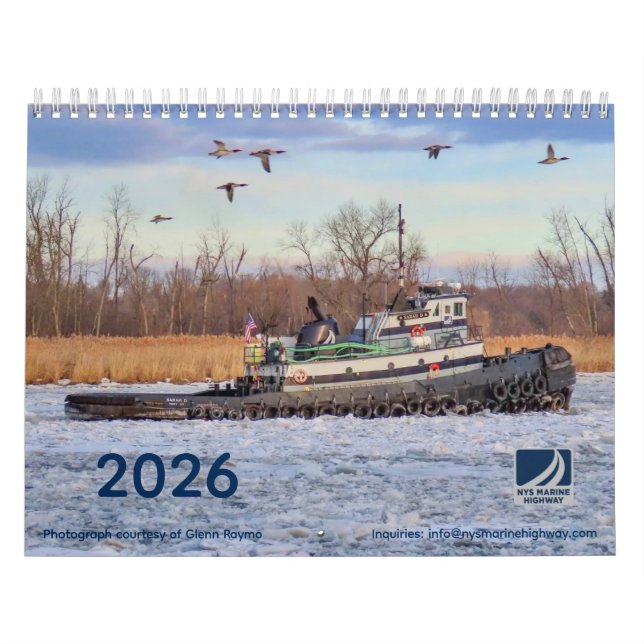 Calendrier 2026 Calendar - NYS Marine Highway (Protection)