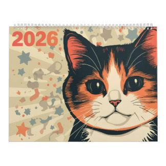 Calendrier 2026 Cat Lover Calendar