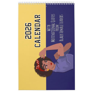 Calendrier 2026 Citations Motivationales Fille Noi