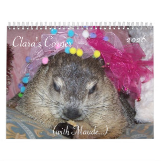 Calendrier 2026 Clara's Corner Groundhog Calendar A