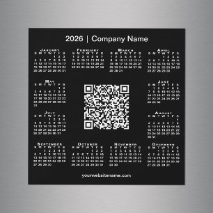 Calendrier 2026 Code QR personnalisé Entreprise Ai
