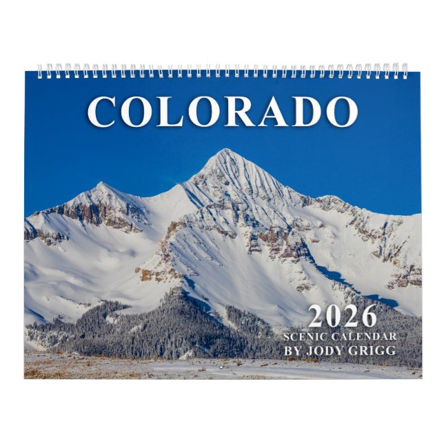 Calendrier 2026 Colorado Scenic Calendar (Protection)