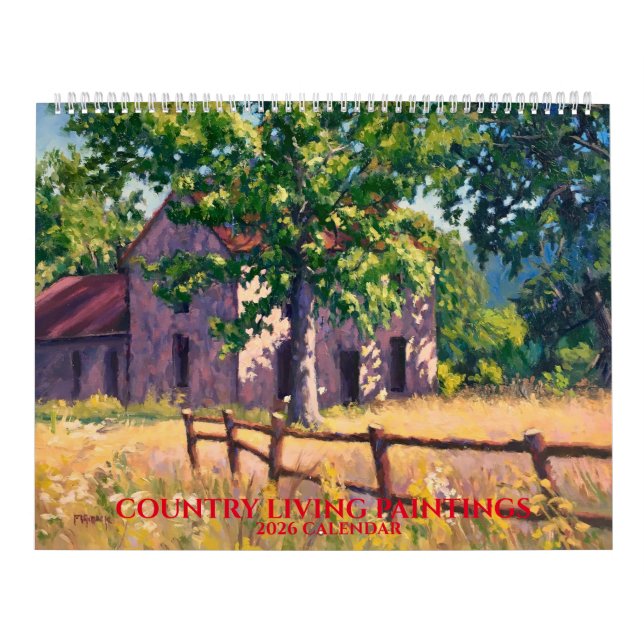 Calendrier 2026 Country Living Original Painting Calendar (Protection)