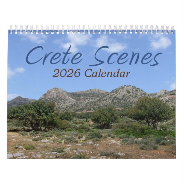 Calendrier 2026 Crète, Grèce (Protection)
