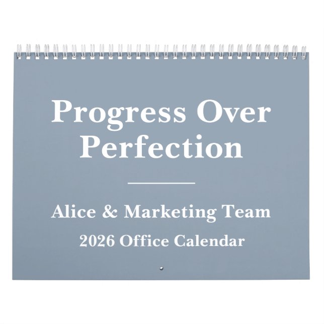 Calendrier 2026 de motivation drôle au bureau… en  (Protection)