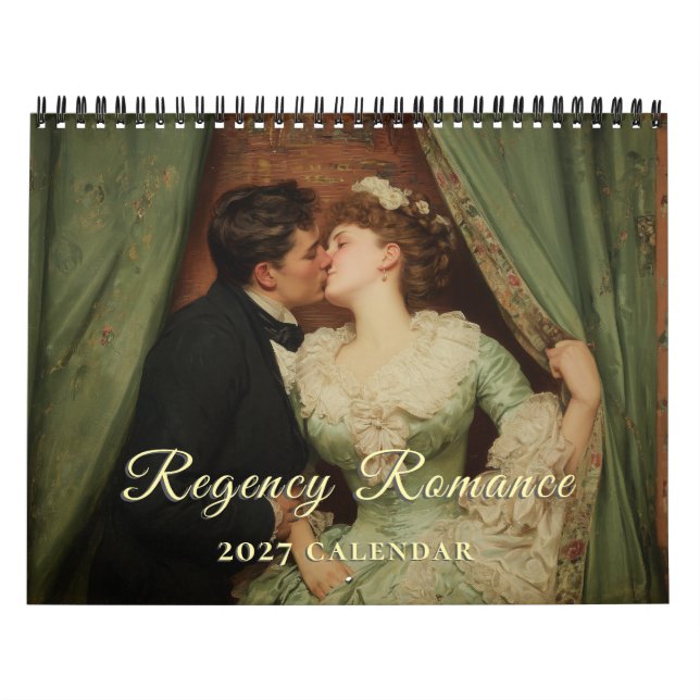 Calendrier 2026 de Romance Régence (Protection)