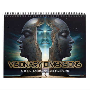 Calendrier 2026 Dimensions Visionnaires 6 Paysages Surréels
