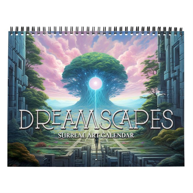 Calendrier 2026 Dreamscapes 3 Surreal Visionary Art (Protection)