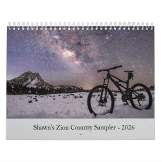 Calendrier 2026 - Échantillon de Zion Country de S