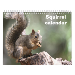 Calendrier 2026 Écureuil