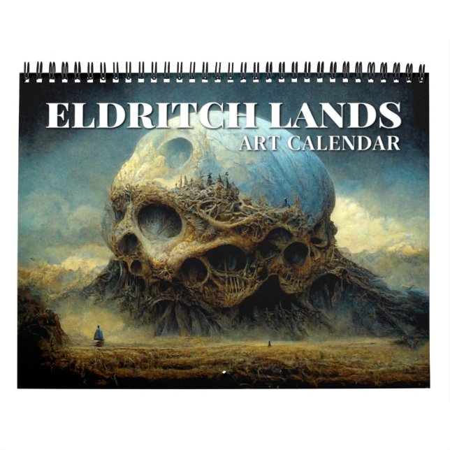Calendrier 2026 Eldritch Lands 2 Dark Imaginaire Art Calendar (Protection)