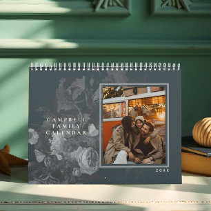 Calendrier 2026 Élégant Floral Artistique Photopop