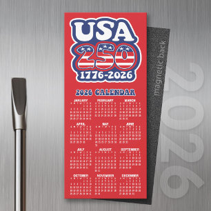 Calendrier 2026 États-Unis 250e anniversaire de l'
