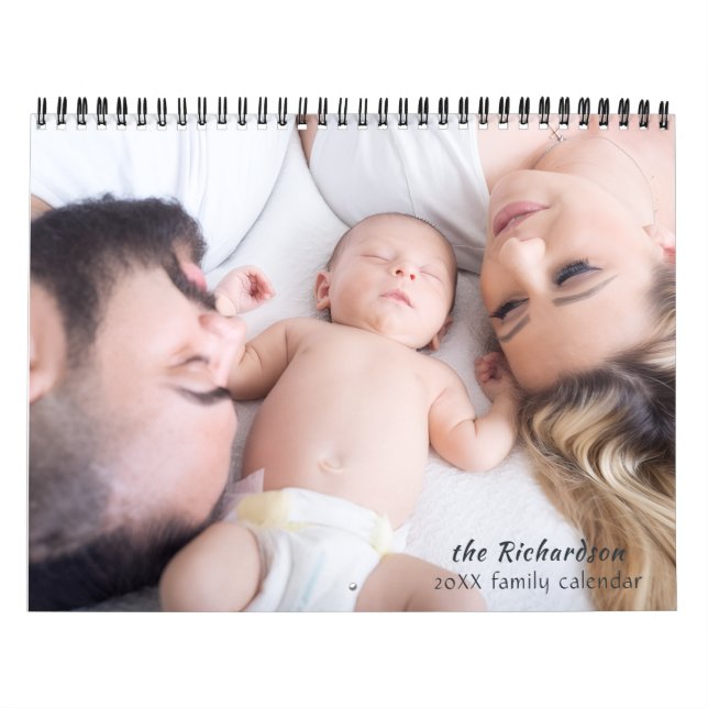 Calendrier 2026 Family Photo Calendar – Make It Yours (Protection)