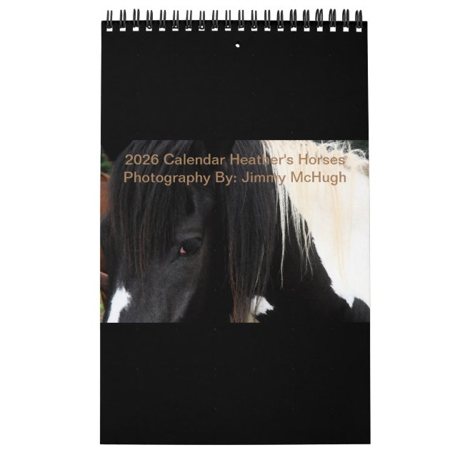 Calendrier 2026 Heathers Horses  (Protection)