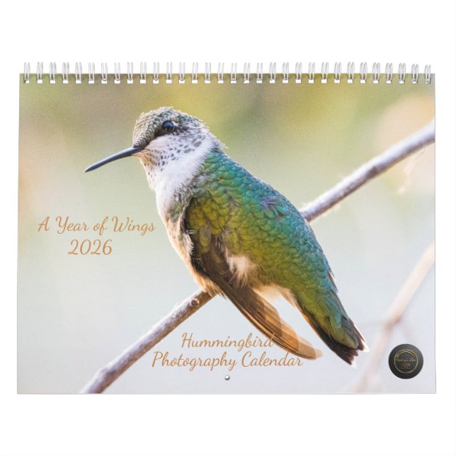 Calendrier 2026 Hummingbird Photography: A Year of Wings (Protection)