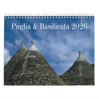 Calendrier 2026 Italy calendar - Puglia & Basilicata - Medium