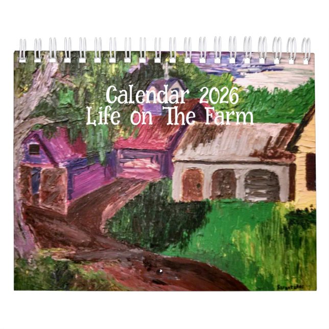 Calendrier 2026 : La vie à la ferme (Protection)