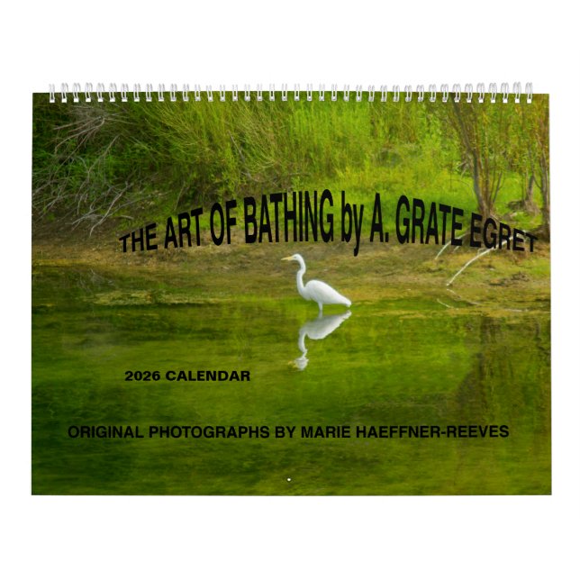 CALENDRIER 2026 : L'ART DU BAIN par A.GRATE EGRET  (Protection)