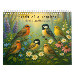 Calendrier 2026 « Les oiseaux de même plumage vole