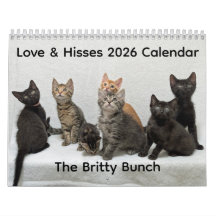 Calendrier 2026 Love & Hisses - la Bande à Britty