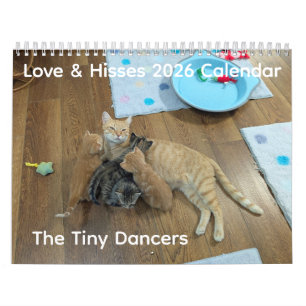Calendrier 2026 Love & Hisses - Les Tiny Dancers