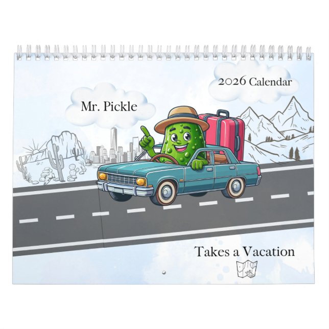 Calendrier 2026 M. Pickle prend des vacances  (Protection)