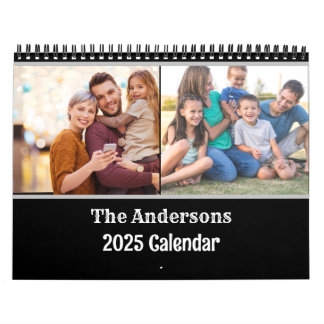 Calendrier 2026 Modern Créer votre propre famille personnalis