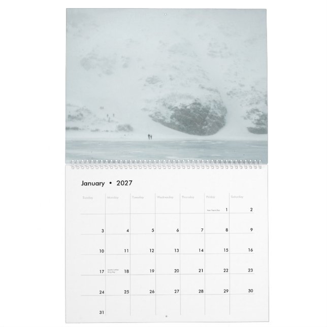 Calendrier 2026 Nature Calendar (Jan 2027)