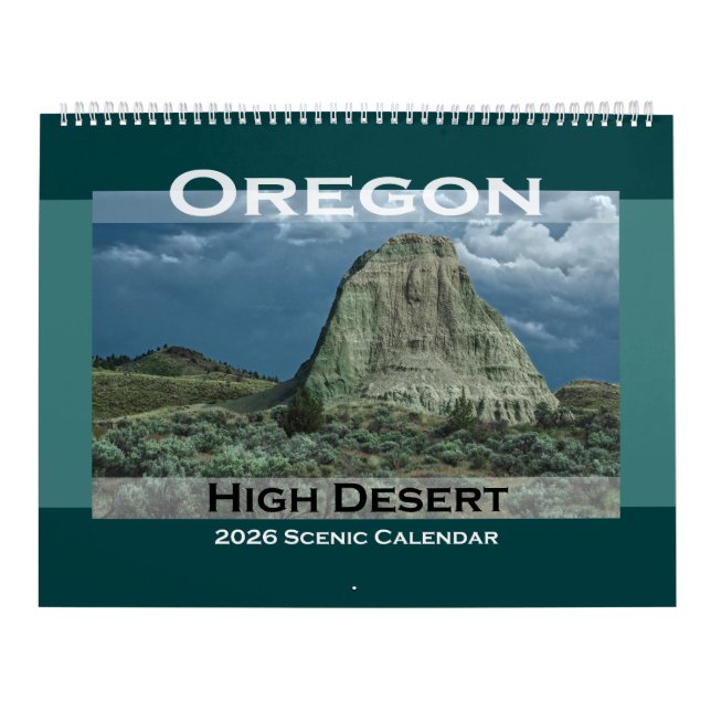 Calendrier 2026 Oregon High Desert Calendar (Protection)