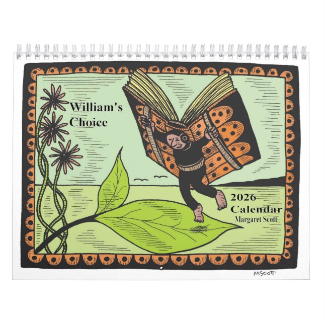 Calendrier 2026 par Margaret Scott (Protection)