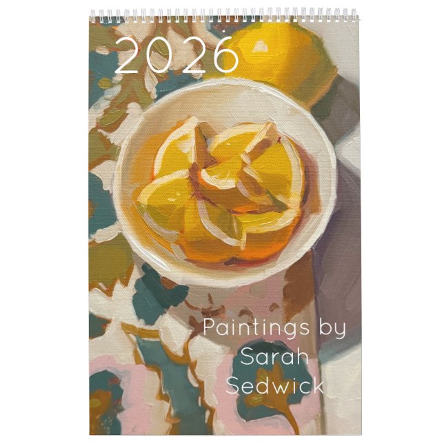 Calendrier 2026 : Peintures de Sarah Sedwick (Protection)