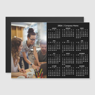 Calendrier 2026 personnalisé avec photo d'entrepri