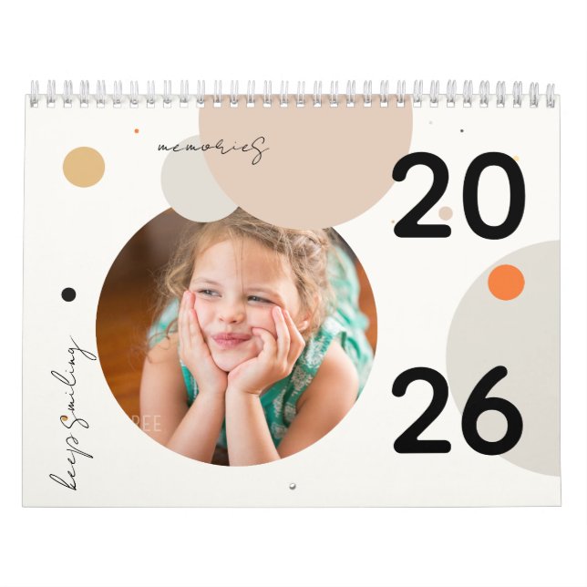 Calendrier 2026 Photo Calendar Memories Motivational (Protection)