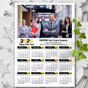 Calendrier 2026 Photo d'entreprise Black Magnet si