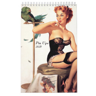 Calendrier 2026 Pin Up Calendar