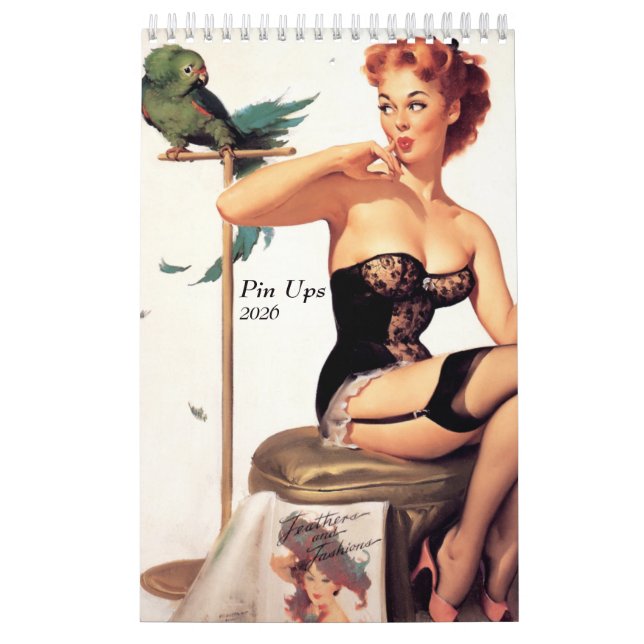 Calendrier 2026 Pin Up Calendar (Protection)