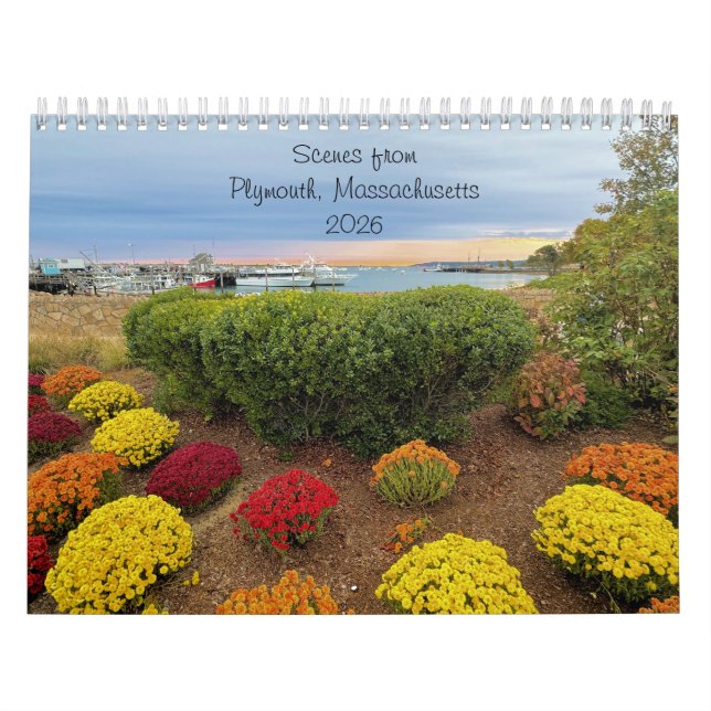 Calendrier 2026 - Plymouth, Massachusetts  (Protection)