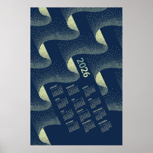 Calendrier 2026 Poster Aurore Boréale