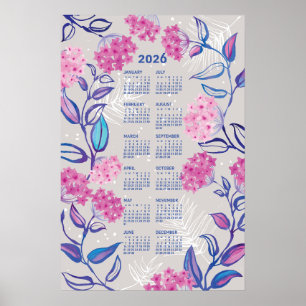 Calendrier 2026 Poster Wax Plant