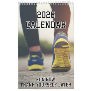 Calendrier 2026 pour coureuse Motivation de course