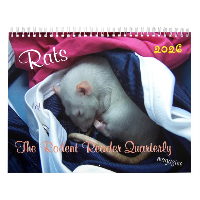Calendrier 2026 Rats of The Rodent Reader Calendar G (Protection)