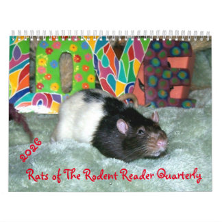 Calendrier 2026 RATS of the Rodent Reader Calendar I