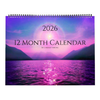 Calendrier 2026 sur 12 mois par SSTRANGECLOUDSS