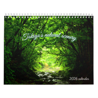 Calendrier 2026 Tokyo Natural Scenery Photo Calendar – Mounta