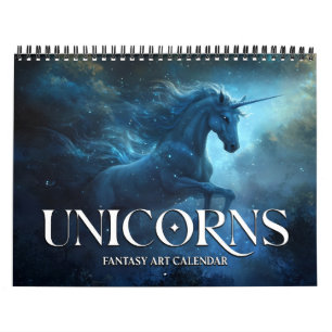 Calendrier 2026 Unicorns 2 Imaginaire Art Calendar