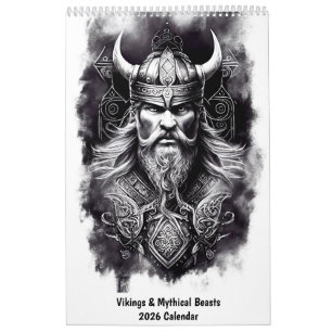 Calendrier 2026 Vikings & Créatures Mythiques